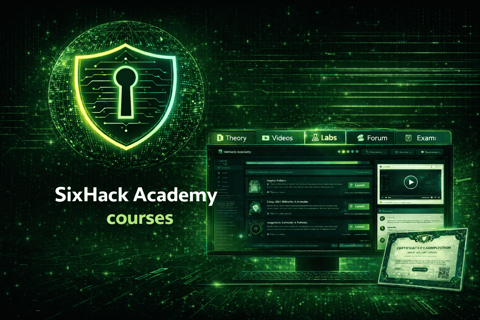 This is how SixHack Academy courses work