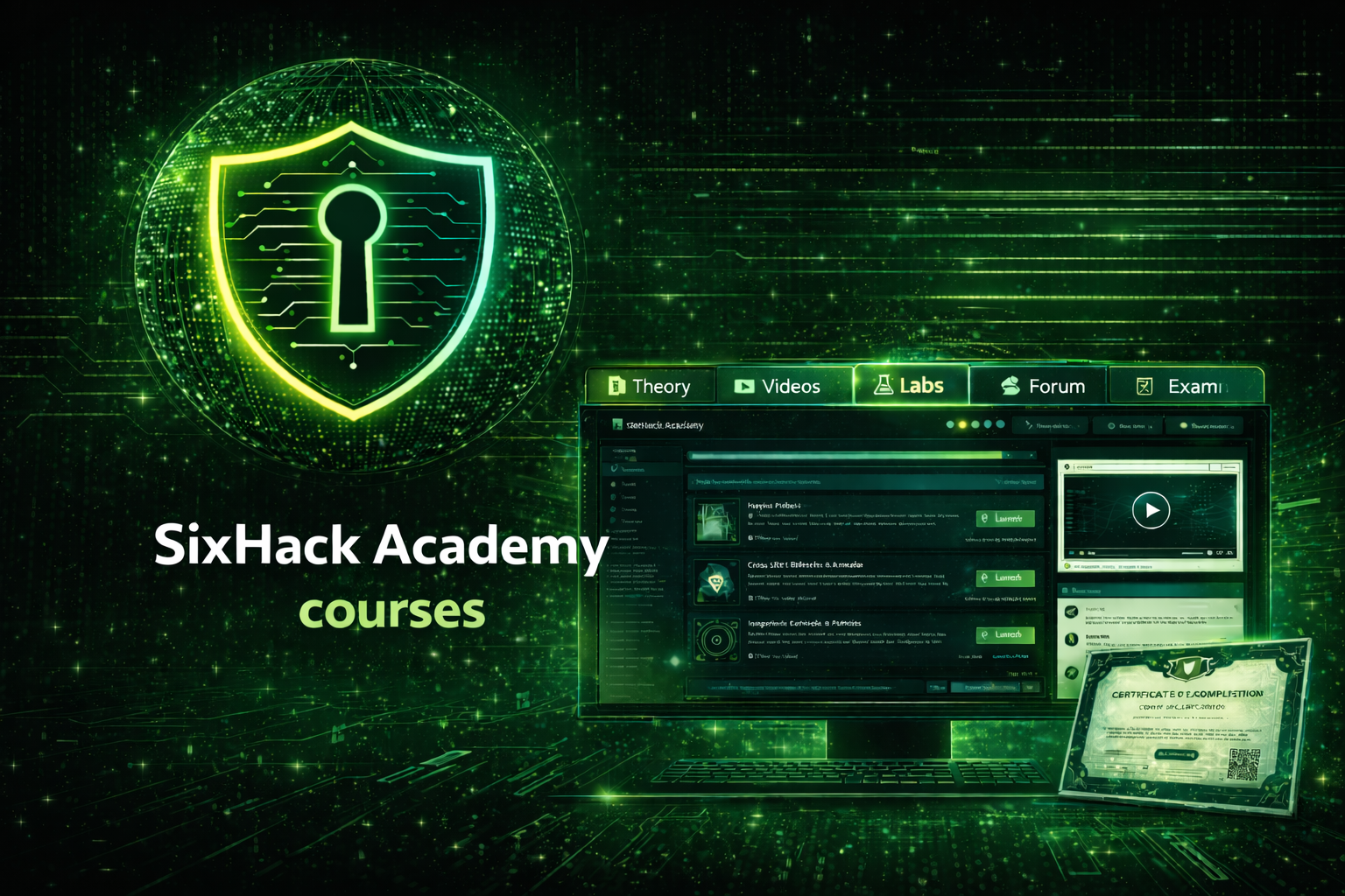 This is how SixHack Academy courses work